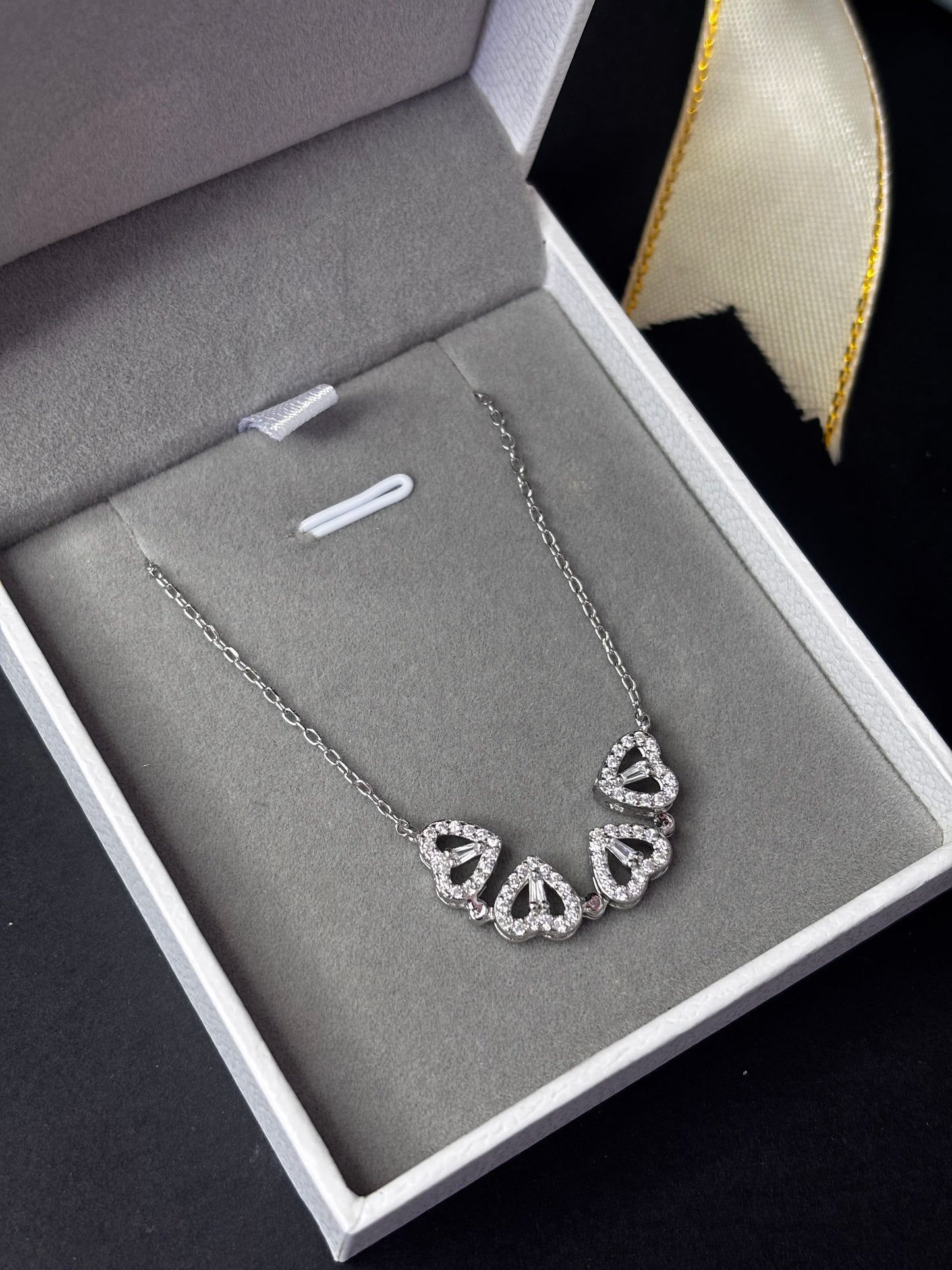 Four Hearts Necklace