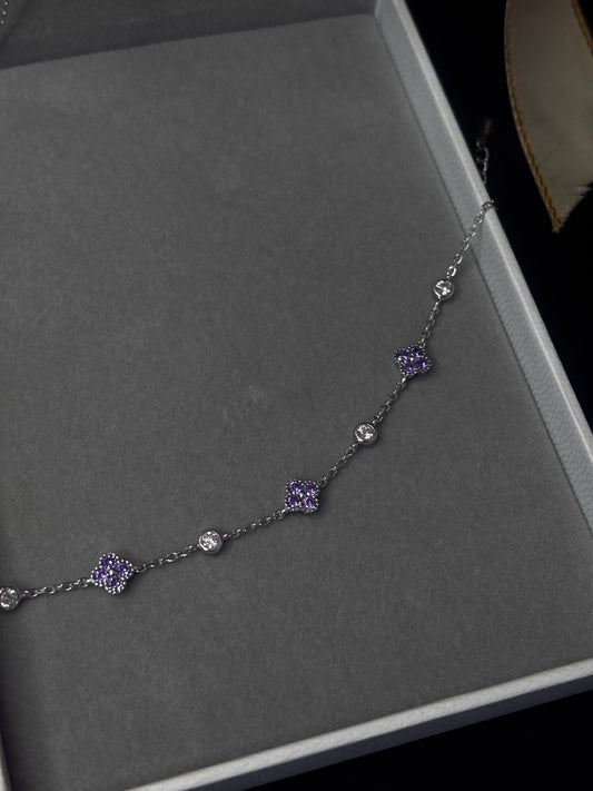 purple bracelet